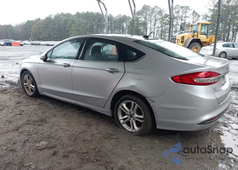 2018 Ford Fusion Se из США, поврежденный, VIN 3FA6P0H70JR179414